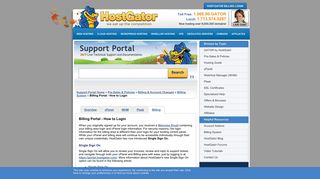 
                            2. Billing Portal - How to Login « HostGator.com Support Portal