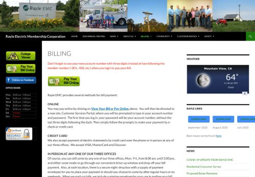 
                            12. Billing | Rayle Electric Membership Corporation