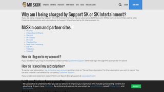 
                            4. Billing Support - Mr. Skin