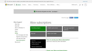 
                            10. Billing : Xbox subscriptions - Xbox Support