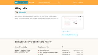 
                            12. Billing.bsi.ir server and hosting history