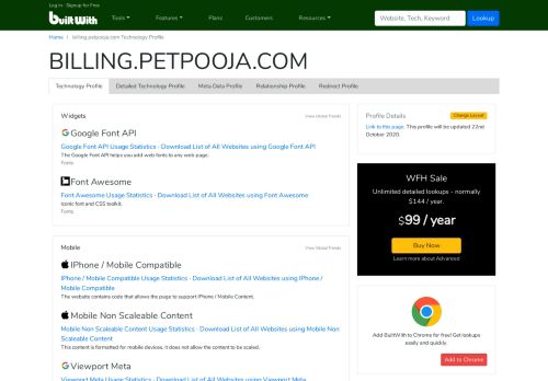 
                            5. billing.petpooja.com Technology Profile - BuiltWith