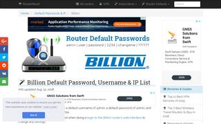 
                            10. Billion Default Password, Login & IP List (updated August 2018 ...