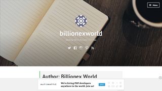 
                            8. Billionex World – billionexworld