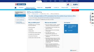 
                            13. BillPay plus-NetBanking - HDFC Bank