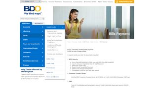 
                            9. Bills Payment | BDO Unibank, Inc.