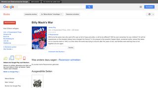 
                            5. Billy Mack's War