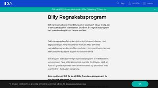 
                            11. Billy Regnskabsprogram | IDA
