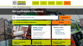 
                            11. Bin and Rubbish Collections - Nottingham City Council