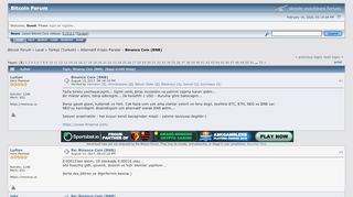 
                            4. Binance Coin (BNB) - Bitcointalk
