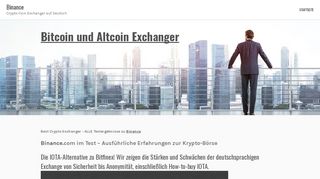 
                            6. Binance - Crypto Coin Exchanger auf Deutsch