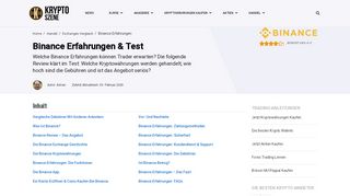 
                            5. Binance Erfahrungen - der Krypto Exchange im ausführlichen Test