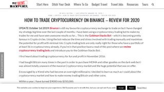 
                            10. Binance Review - No Bullshit Guide for Trading ...