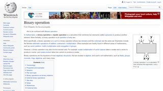 
                            11. Binary operation - Wikipedia