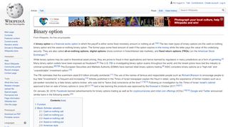 
                            13. Binary option - Wikipedia