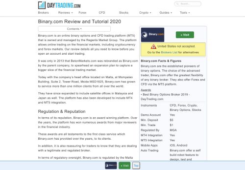 
                            9. Binary.com - Must read review for day traders. App, Platform and Cost ...