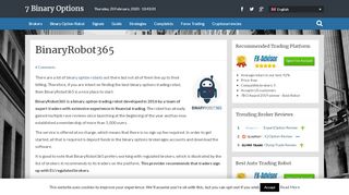 
                            8. • BinaryRobot365 Review - An In-Depth Look At This Robot •