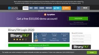 
                            5. BinaryTilt Login | Open Account | Binary Options Brokers