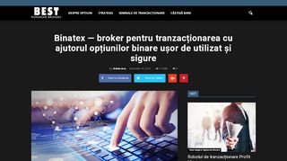 
                            7. Binatex — broker pentru tranzacționarea cu ajutorul opțiunilor ...