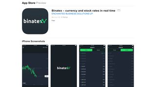 
                            13. Binatex – currency and stock rates in real time on the App Store