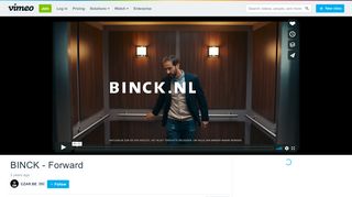 
                            10. BINCK - Forward on Vimeo