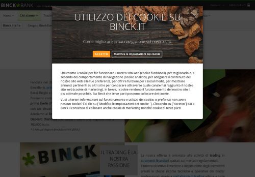 
                            3. Binck Italia - La Banca del puro Trading Online | Binck Italia