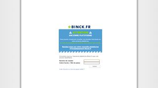 
                            6. Binck logo ATTENTION ANCIENNE PLATEFORME Vous pouvez ...