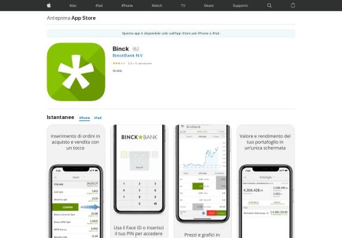 
                            6. Binck su App Store - iTunes - Apple