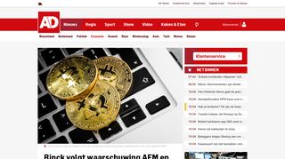 
                            10. Binck volgt waarschuwing AFM en ziet toch af van gokken op bitcoin ...