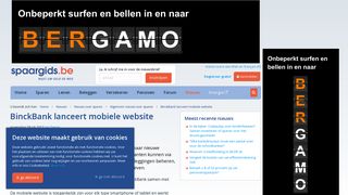 
                            4. BinckBank lanceert mobiele website - Spaargids.be