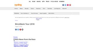 
                            9. BinckBank Tour 2018: Results & News | Cyclingnews.com