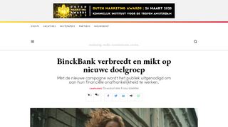 
                            12. BinckBank verbreedt en mikt op nieuwe doelgroep - Adformatie