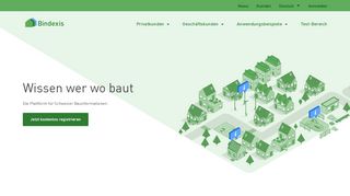 
                            3. Bindexis - Baugesuche & Baubewilligungen finden