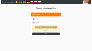 
                            7. Bine aţi venit la WebCat