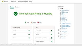 
                            13. Bing Ads Platform Health Blog