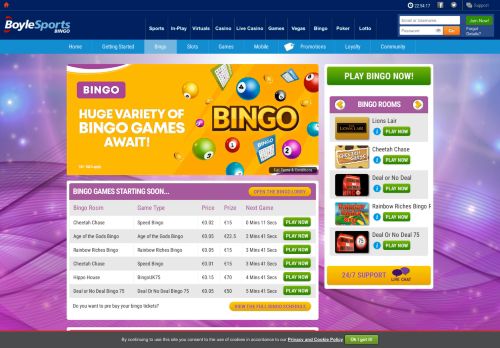 
                            10. Bingo - Boylebingo | Online Bingo | £/€30 Free Bonus Offer | Boylesports