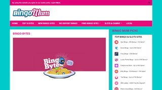 
                            9. Bingo Bytes | Get Your £30 Deposit Bonus Here! - Bingo Mum