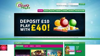 
                            5. BingoMagix: Play Online Bingo | £40 Welcome Bonus