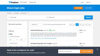 
                            8. Binom login Jobs, Employment | Freelancer