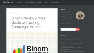 
                            6. Binom Review - Your Guide to Tracking Campaigns in 2019 - Erik ...