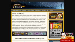 
                            4. BintangToto – Bintangnya situs togel masa kini !