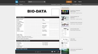 
                            6. Bio data Form Philippines (copyrighted) - SlideShare