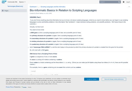 
                            10. Bio-Informatic Basics In Relation to Scripting Languages ...