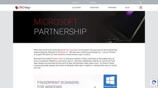 
                            6. BIO-key for Windows | Windows Fingerprint Software