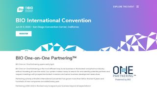 
                            1. BIO One-on-One Partnering™ | 2019 BIO International Convention