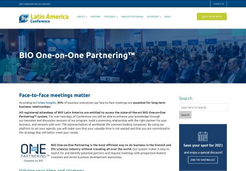 
                            8. BIO One-on-One Partnering™ - Bio Latin America 2018