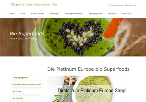 
                            4. ▷ Bio Superfoods Rohkost von Platinum Europe