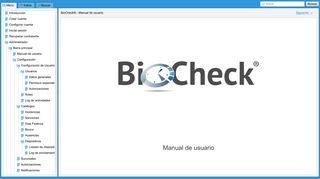 
                            6. BioCheck® - Manual de usuario