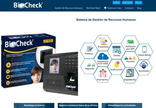 
                            2. BioCheck : Reloj checador y software para control de tiempo y ...