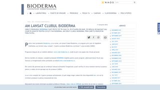 
                            3. Bioderma Romania | Am lansat Clubul Bioderma